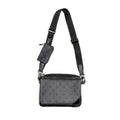 Louis Vuitton trio messenger bag monogram eclipse canvas SHW