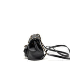 CHANEL MINI DUMA BACKPACK CALFSKIN BLACK LGHW (MICROCHIP)