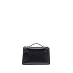 Hermes Kelly Pochette Swift Black GHW
