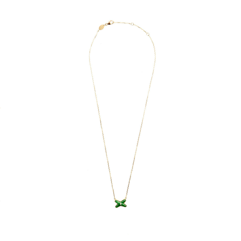 Chaumet Jeux De Liens Pendant Rose Gold, Jade