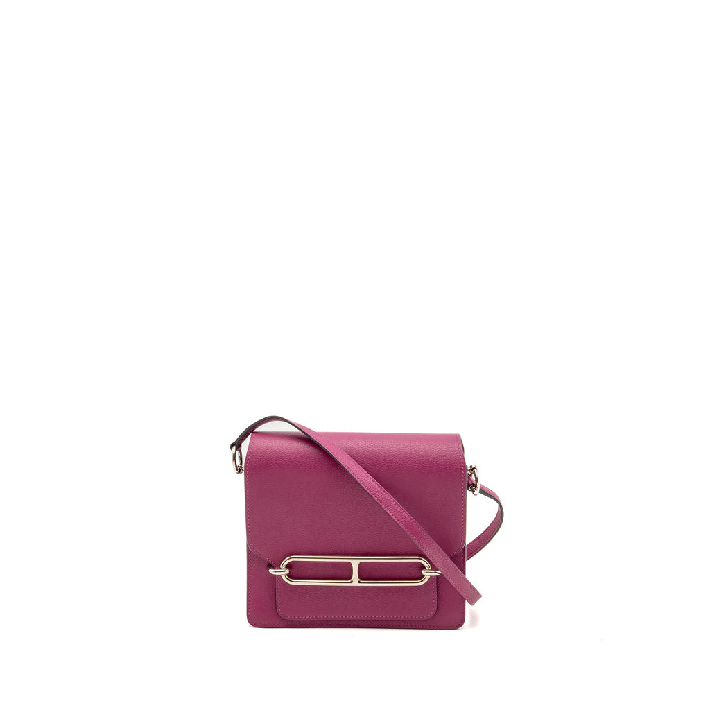 Hermes Mini Roulis Evercolor Rose Purple SHW