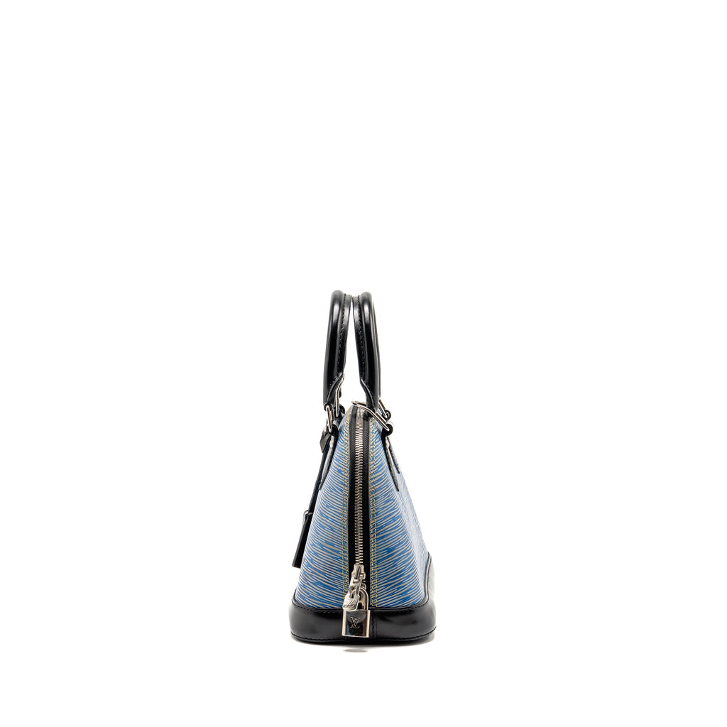 Louis Vuitton Alma BB Epi Leather Blue Denim SHW