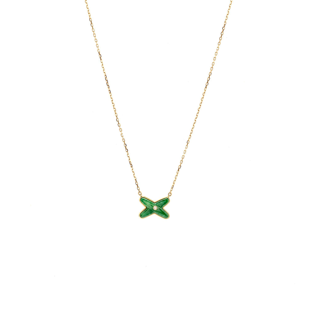 Chaumet Jeux De Liens Pendant Rose Gold, Jade