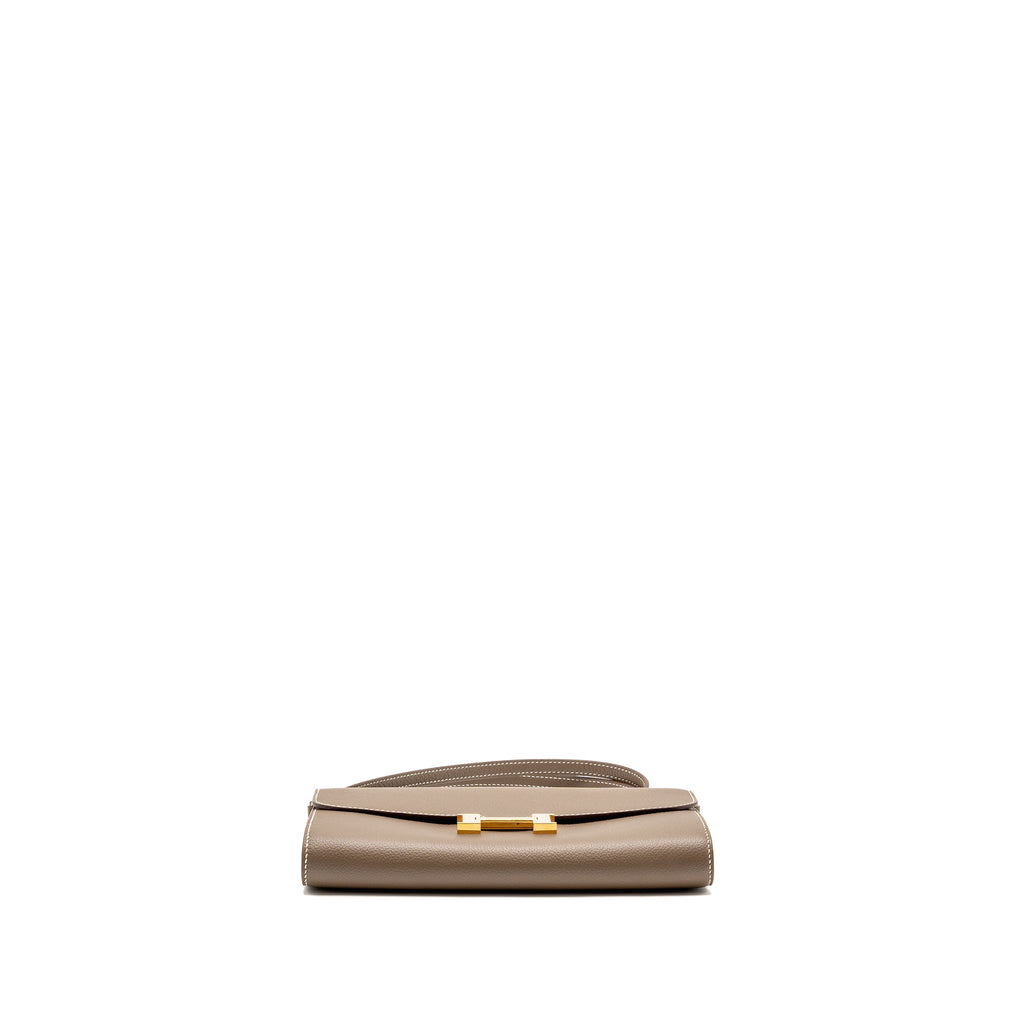 Hermes constance to go evercolor Etoupe GHW