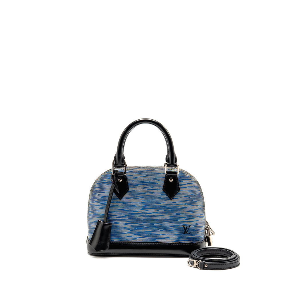 Louis Vuitton Alma BB Epi Leather Blue Denim SHW