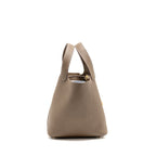 Hermes Picotin 22 Lock Bag Clemence Etoupe GHW