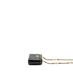 CHANEL SMALL VANITY CLUTCH WITH DETAIL CHAIN CAVIAR BLACK GHW (MICROCHIP)