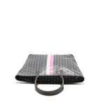 Goyard Artois PM Bag Goyardine Canvas/Calfskin Grey/Pink/White