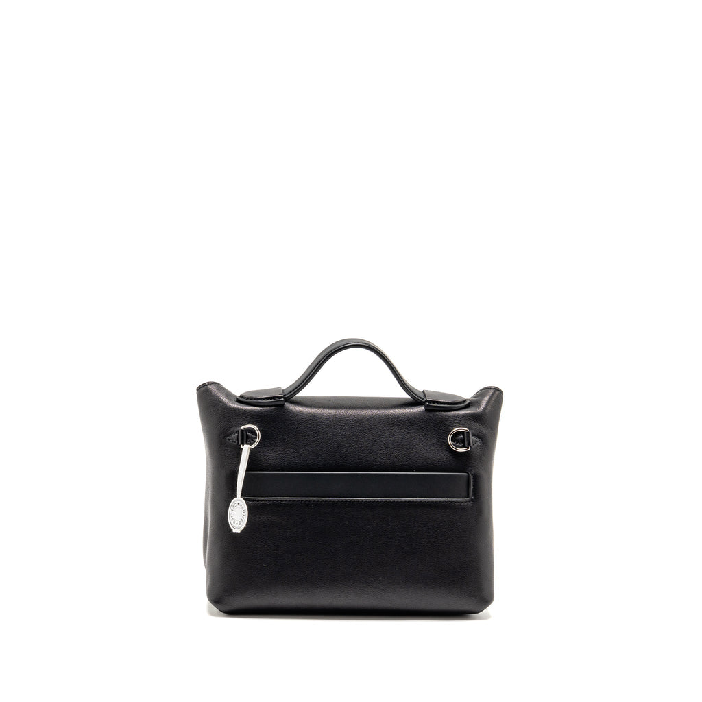 Hermes Mini 24/24 2424-21 Bag Volupto/ Swift Black SHW