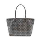Goyard Artois PM Bag Goyardine Canvas/Calfskin Grey/Pink/White