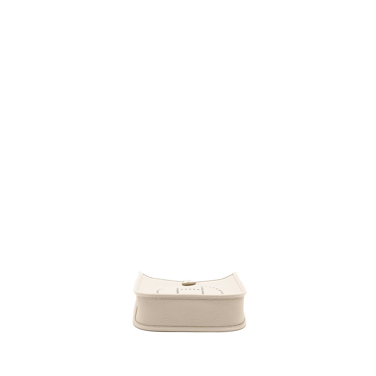 Hermes Mini Evelyne Clemence Craie GHW