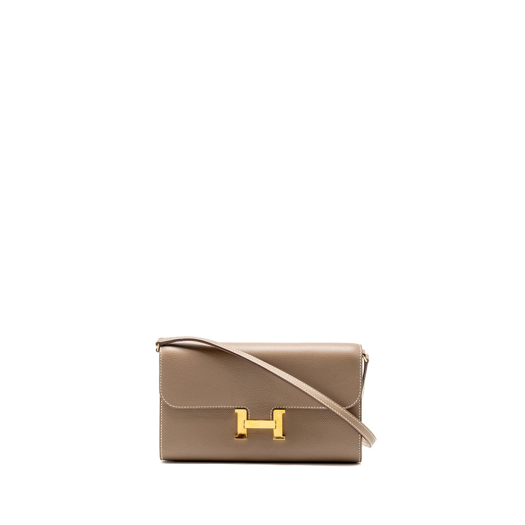 Hermes constance to go evercolor Etoupe GHW