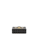 Louis Vuitton Petite Malle Bag Beads Embroidered Monogram/Leather Black GHW
