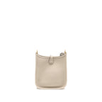 Hermes Mini Evelyne Clemence Craie GHW