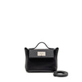HERMES MINI 24/24 2424-21 BAG VOLUPTO/ SWIFT BLACK SHW
