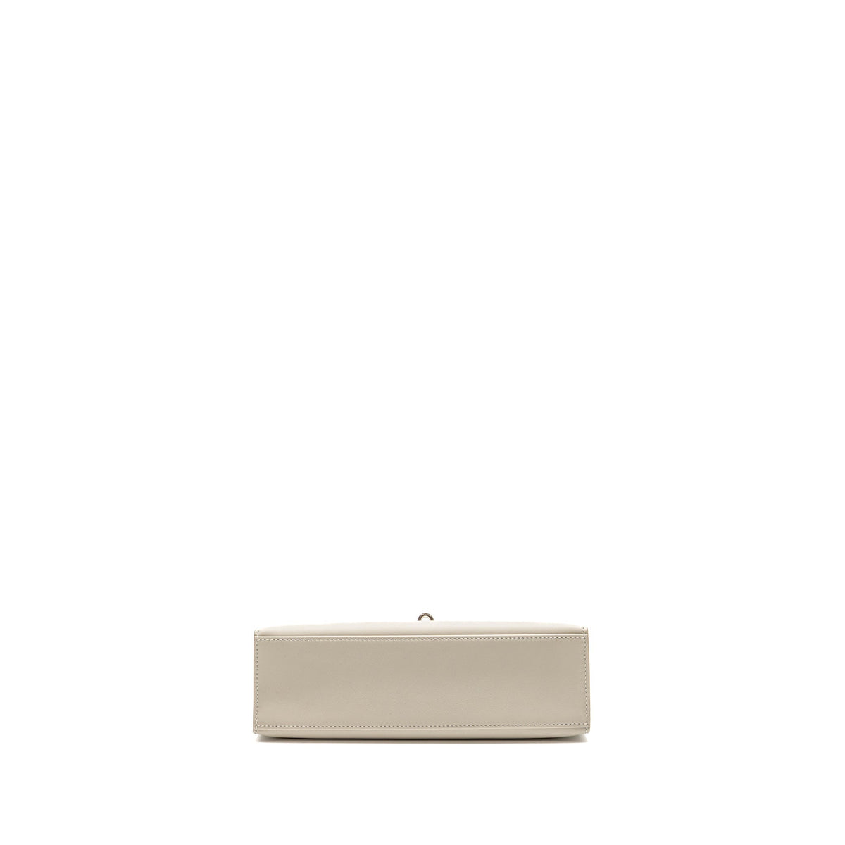Hermes Kelly Pochette swift gris perle SHW