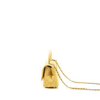 CHANEL MINI COCO HANDLE CAVIAR YELLOW LGHW (MICROCHIP)