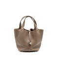 Hermes Picotin 22 Lock Bag Clemence Etoupe SHW