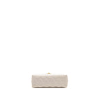 CHANEL MINI KELLY SHOPPING TOTE BAG CALFSKIN WHITE GHW (MICROCHIP)