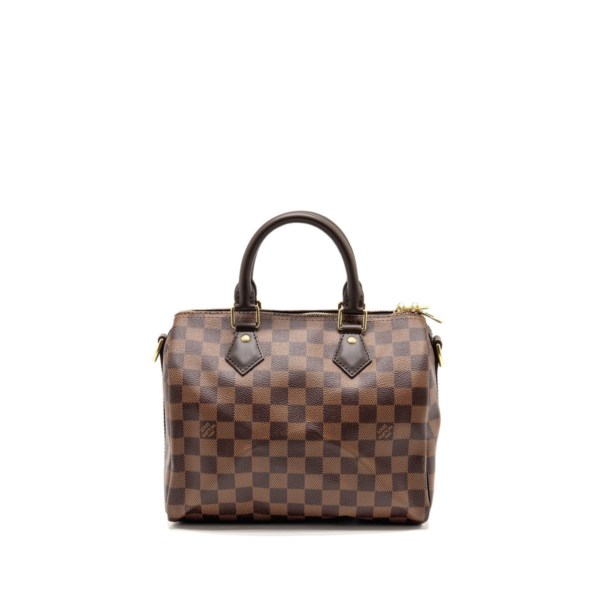 LOUIS VUITTON SPEEDY BANDOULIERE 25 DAMIER EBENE CANVAS GHW