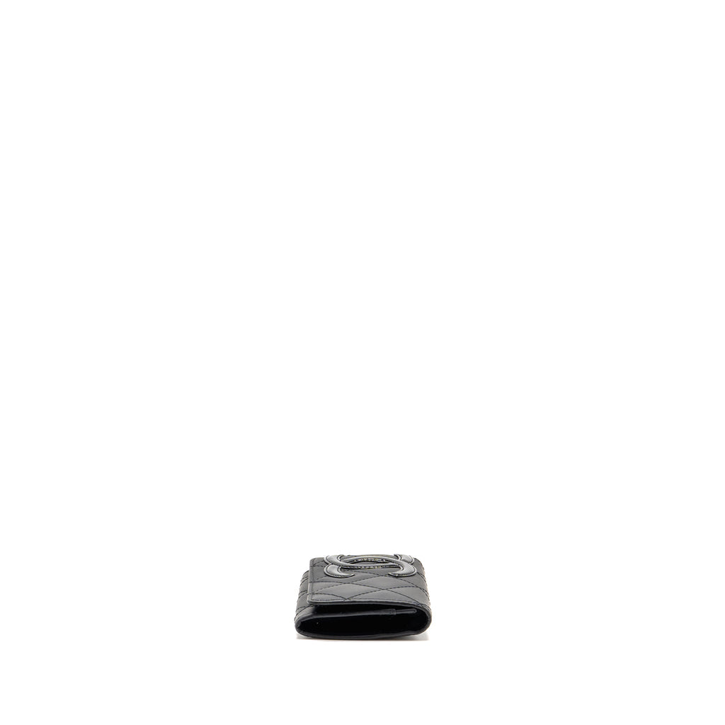 Chanel Cambon Card Holder Calfskin Black SHW