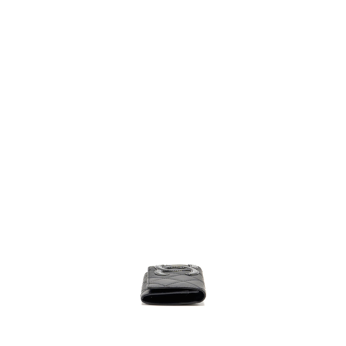 Chanel Cambon Card Holder Calfskin Black SHW
