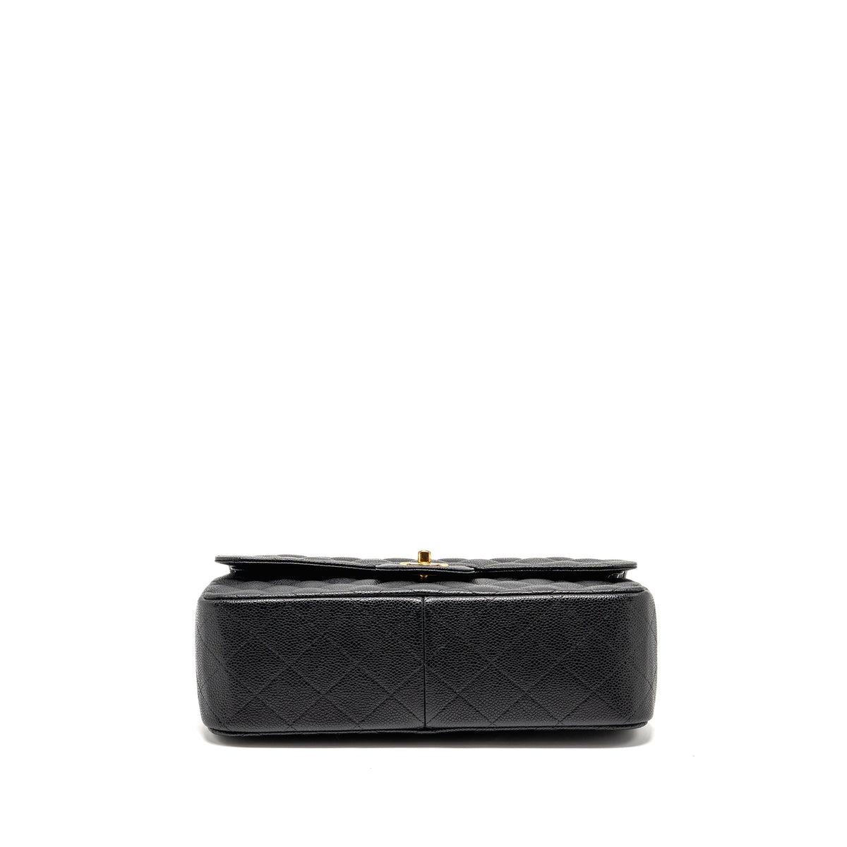 CHANEL JUMBO CLASSIC DOUBLE FLAP BAG CAVIAR BLACK GHW
