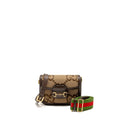 Gucci Horsebit 1955 small shoulder bag giant GG supreme canvas beige/brown GHW