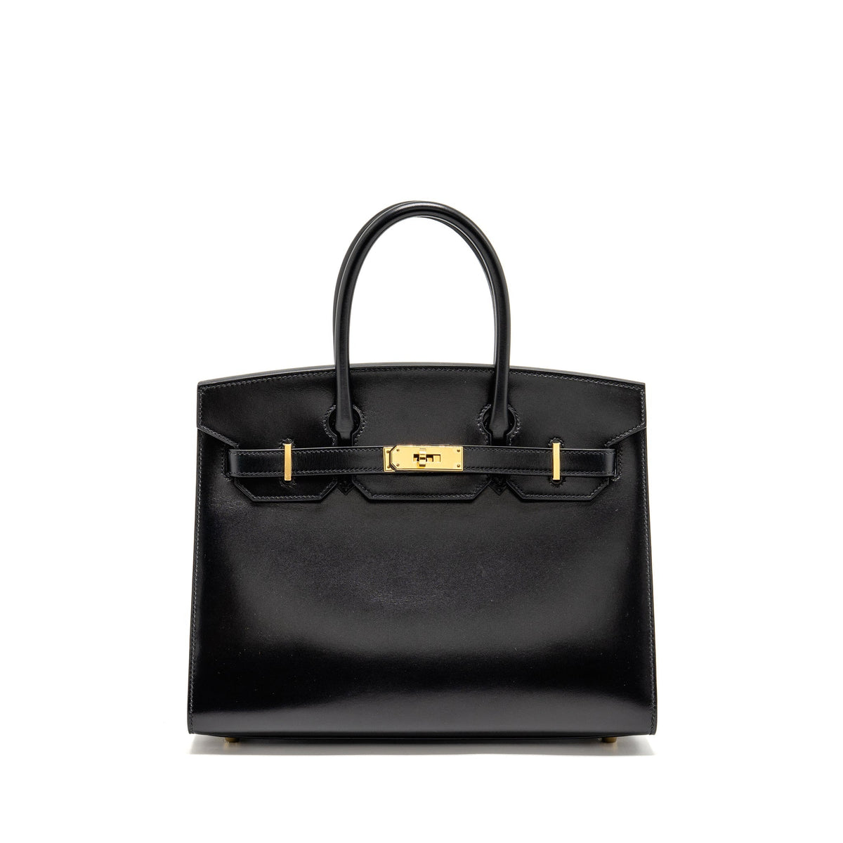 HERMES BIRKIN 30 BOX BLACK GHW