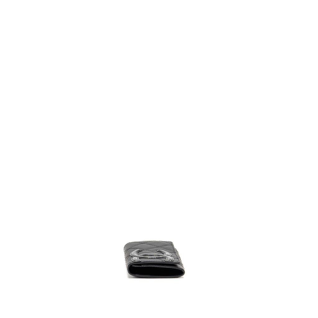 Chanel Cambon Card Holder Calfskin Black SHW