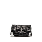 Saint Laurent/YSL Small puffer bag Lambskin black SHW