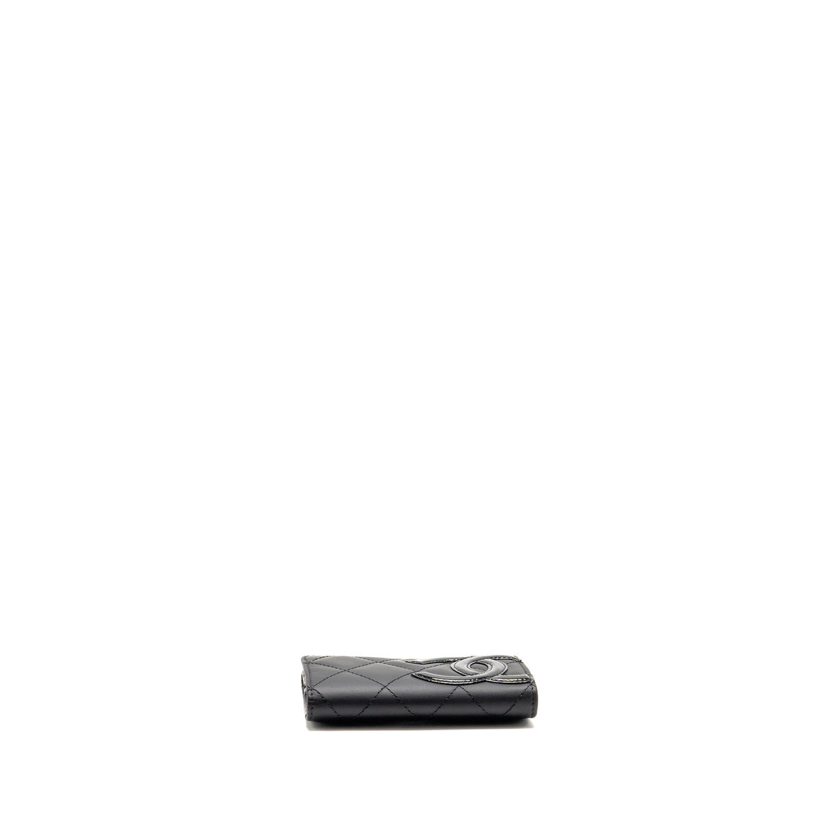 Chanel Cambon Card Holder Calfskin Black SHW