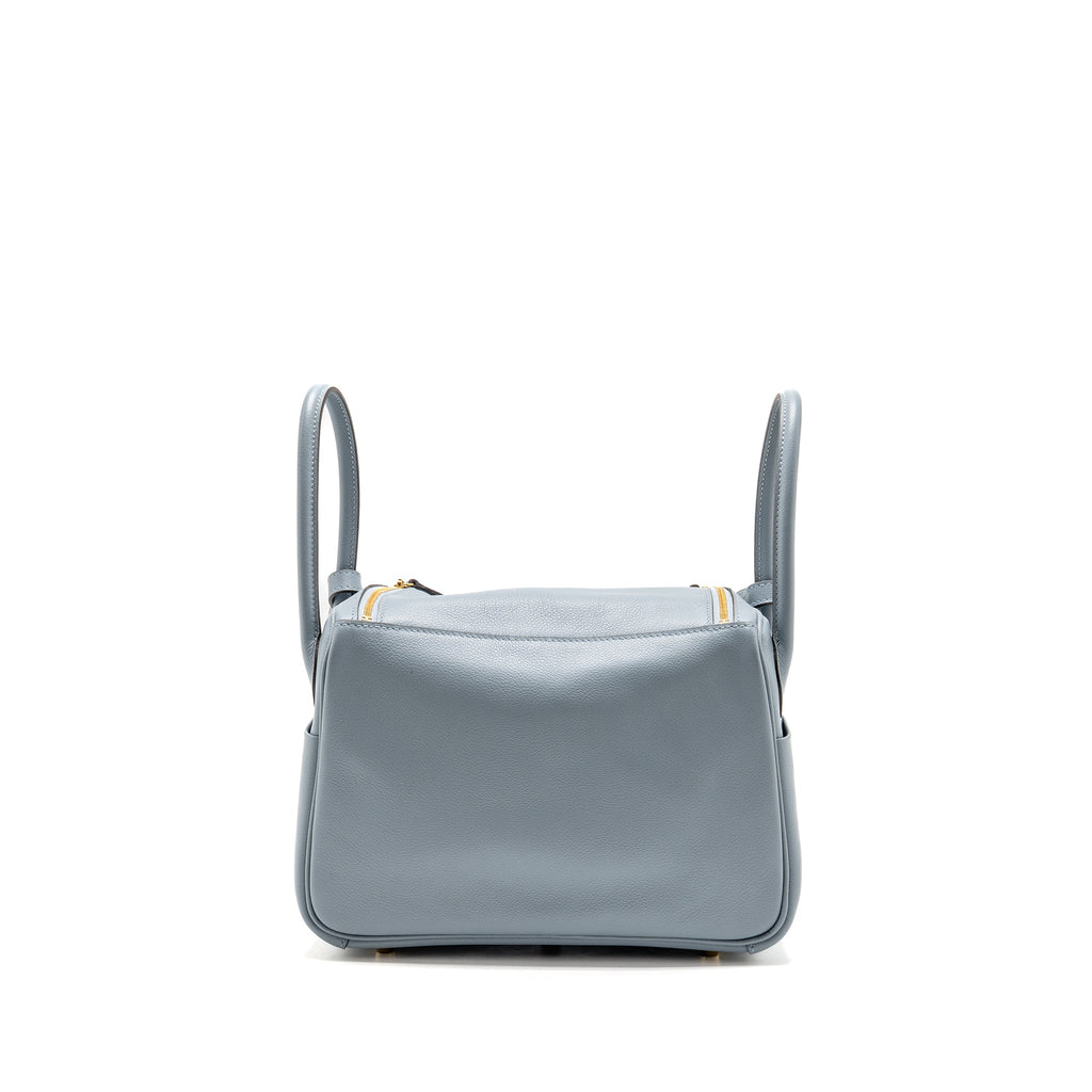 Hermes Lindy 26 Evercolor Bleu Lin GHW