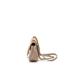 GUCCI MEDIUM GG MARMONT SHOULDER BAG CALFSKIN DARK BEIGE GHW