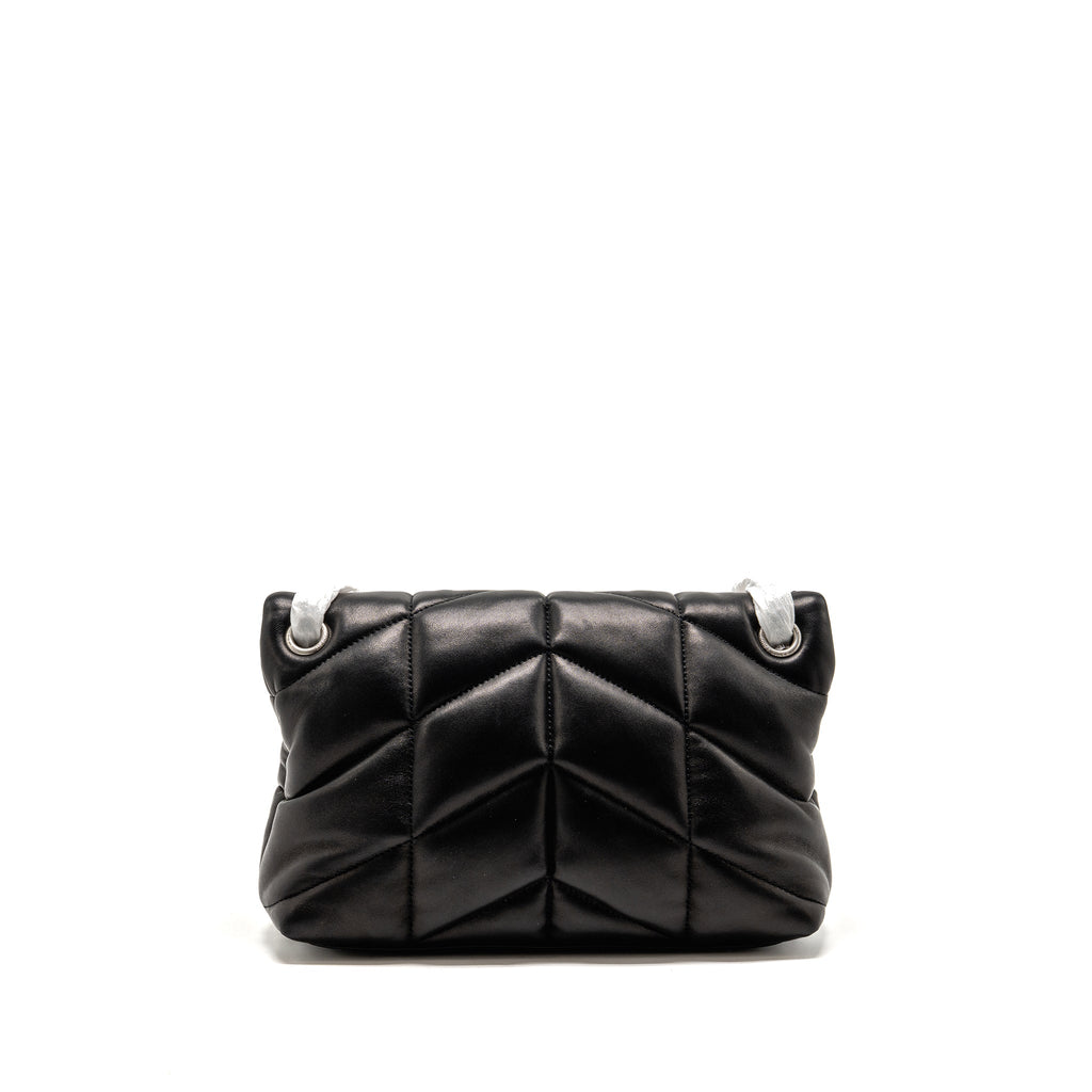 Saint Laurent/YSL Small puffer bag Lambskin black SHW