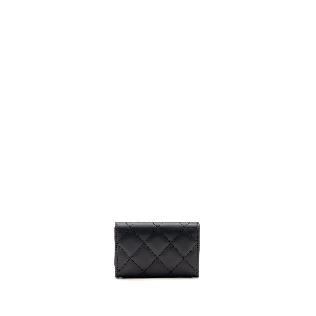 Chanel Cambon Card Holder Calfskin Black SHW
