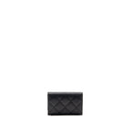 Chanel Cambon Card Holder Calfskin Black SHW