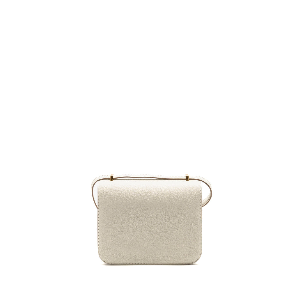 Hermes Mini constance Chevre Mysore Mushroom GHW