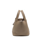 Hermes Picotin 22 Lock Bag Clemence Etoupe SHW