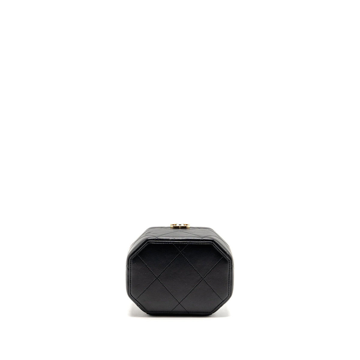 Chanel Top Handle Vendome Small Vanity Case Lambskin Black LGHW (Microchip)