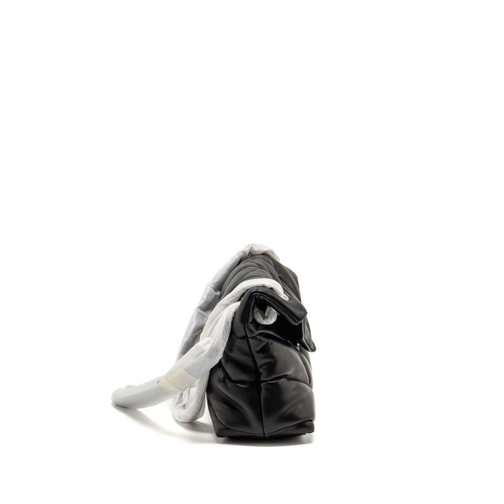 Saint Laurent/YSL Small puffer bag Lambskin black SHW