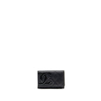 Chanel Cambon Card Holder Calfskin Black SHW