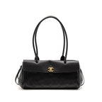 Chanel 26S Small Tote Grained Calfskin Black GHW (Microchip)