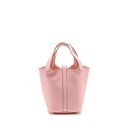 HERMES PICOTIN 18 LOCK BAG CLEMENCE 3Q ROSE SAKURA SHW