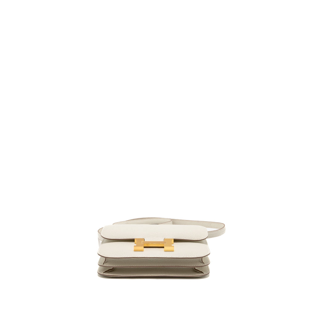 Hermes Mini constance Chevre Mysore Mushroom GHW