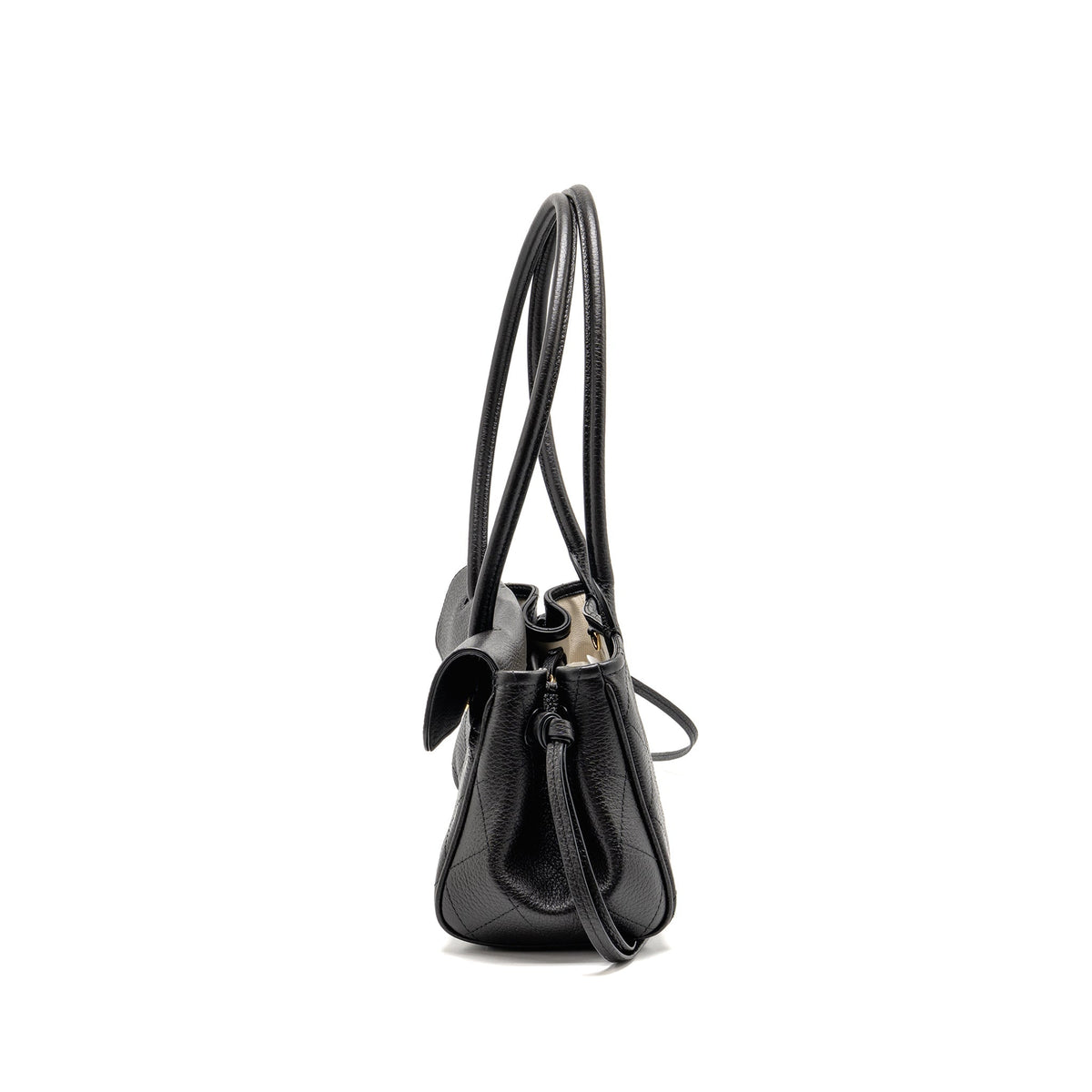 Chanel 26S Small Tote Grained Calfskin Black GHW (Microchip)