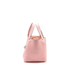 Hermes Picotin 18 Lock Bag Clemence 3Q Rose Sakura SHW