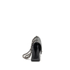 CHANEL MEDIUM CLASSIC DOUBLE FLAP BAG CAVIAR BLACK SHW