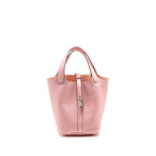 HERMES PICOTIN 18 LOCK BAG CLEMENCE 3Q ROSE SAKURA SHW