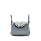 Hermes Lindy 26 Evercolor Bleu Lin GHW